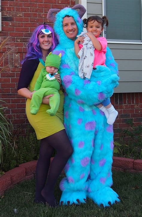 Family Halloween Costumes Monsters Inc