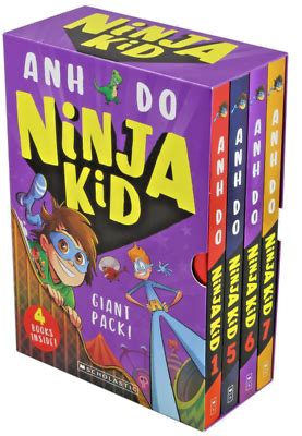 NEW Ninja Kid Books 1-4 Collection 4 Book Gift Set "Nerd to Ninja" by ...