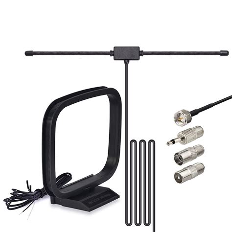 Buy Bingfu FM Dipole Antenna 75 Ohm FM Radio Antenna FM Antenna AM Loop ...