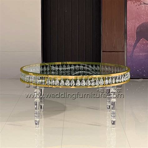 Circle Dining Room Table With Clear Acrylic Legs