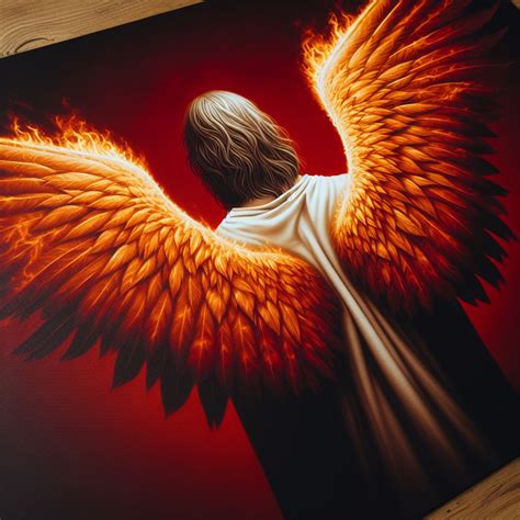 Angle with Fire Wings :: Behance