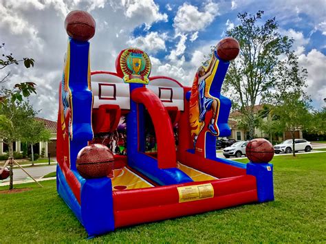 Basketball Start Bounce House - My Florida Party Rental