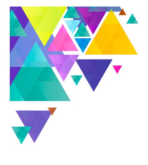 colorful geometric pattern png - Clip Art Library