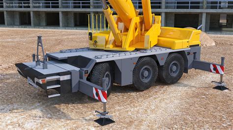 Mobile Crane Liebherr Working 3D Model $169 - .3ds .blend .c4d .fbx ...