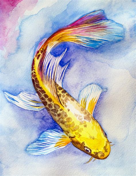 Butterfy Koi Watercolor by goldfish-account on DeviantArt