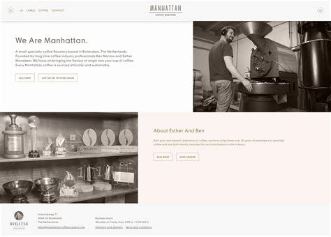 Manhattan Coffee Roasters | eCommerce Website Design Gallery & Tech ...