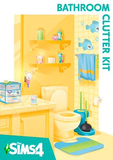 The Sims 4 Bathroom Clutter Kit - The Sim Architect