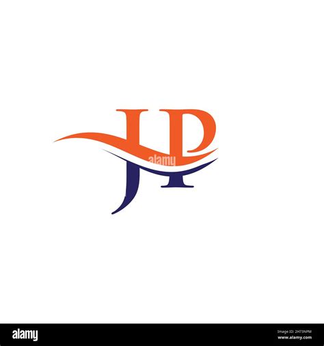 Initial JP letter logo design with modern trendy. JP logo design Stock ...