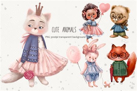 Cute Animals Clipart (2416092)