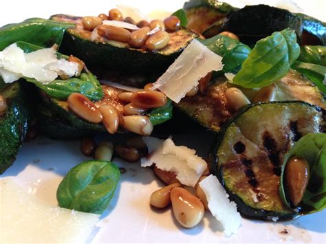 Chargrilled Courgette Salad – Kitchen Feasts