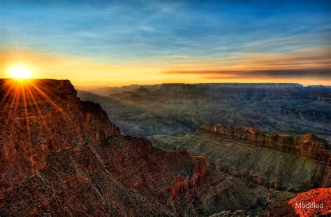 "Grand Canyon Sunset" by Modified | Redbubble