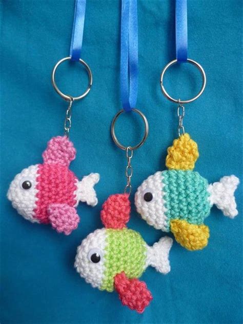 62 Easy Handmade Fun Crochet Pattern Keychains | DIY to Make