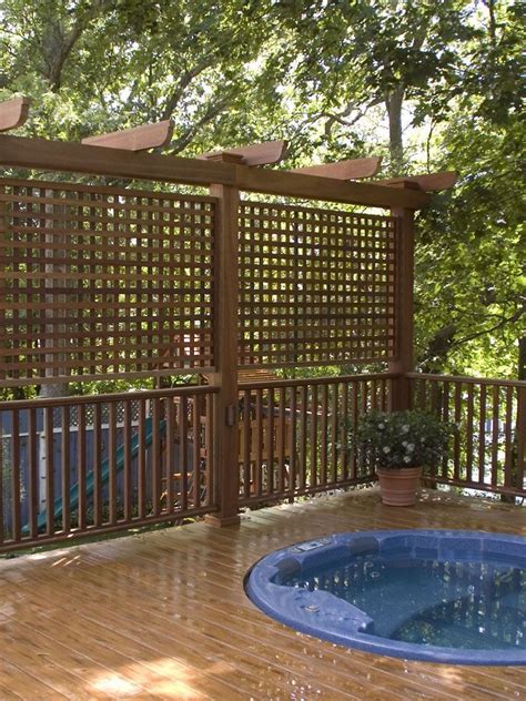 11 Sample Hot Tub Privacy Fence With Low Cost | Home decorating Ideas