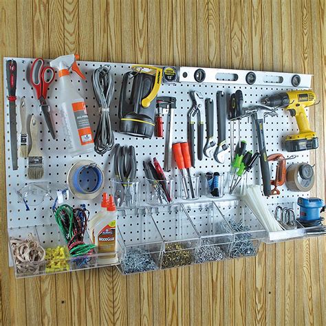 Sliding Vertical Pegboard Tool Storage, 54% OFF