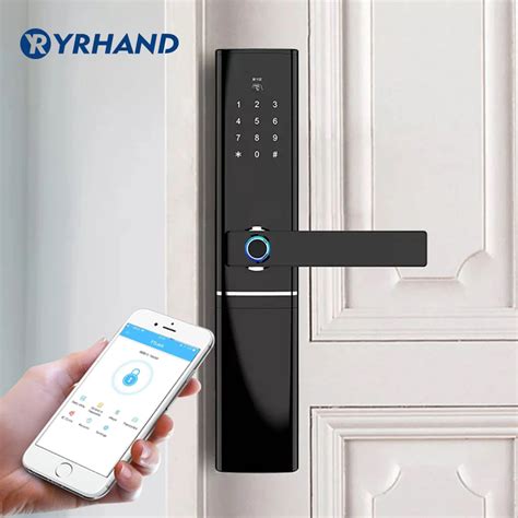 WiFi Fingerprint Door lock, Waterproof Electronic Door Lock Intelligent ...