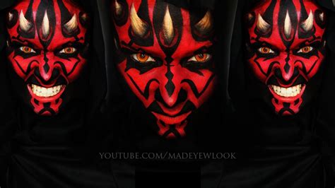 Darth Maul Makeup Stencil | Saubhaya Makeup