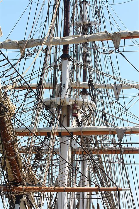 The Rigging of a Sailing Ship [0853×1280] : r/MachinePorn