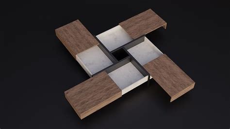 ABstract Modern Coffee Table free 3D model | CGTrader