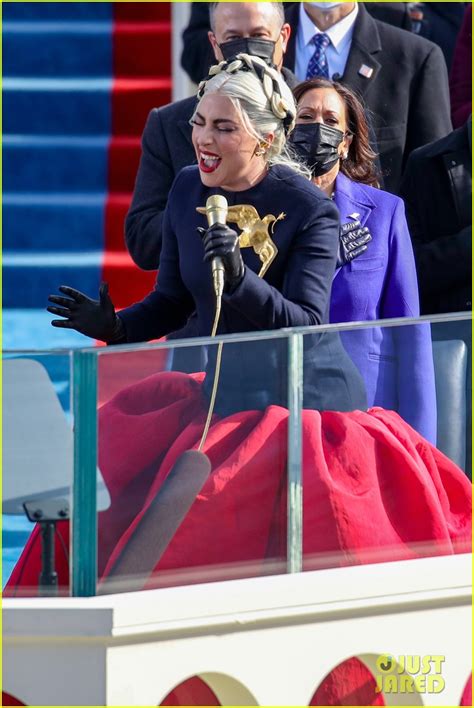 Lady Gaga Performs the National Anthem at Presidential Inauguration ...