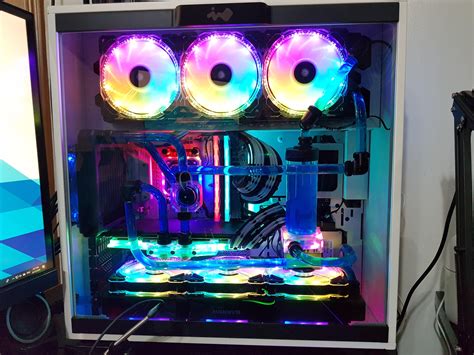 RGB Liquid Cooling inside Inwin 303 : r/watercooling