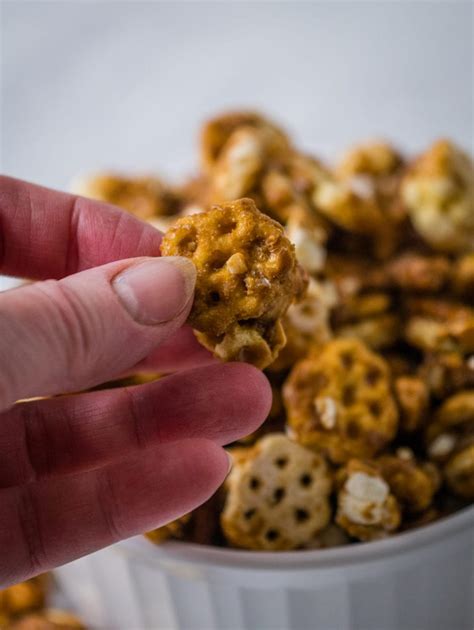 Caramel Honeycomb Snack Mix - Upstate Ramblings