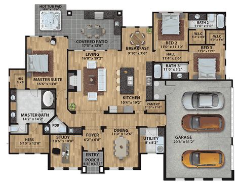 2 Story House Plans With Side Entry Garage – Architectural Design Ideas