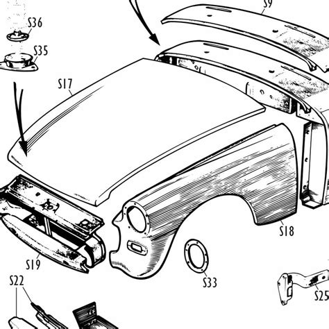 BODY PARTS for the MG Midget - British Motor heritage