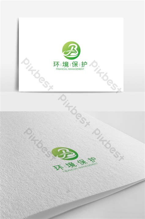 high end minimalist environmental protection logo design template | AI ...