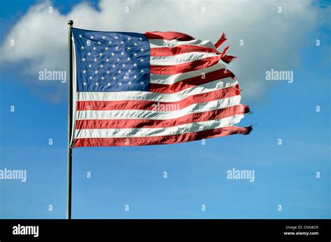 Tattered American Flag High Resolution Stock Photography and Images - Alamy