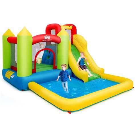 Toys & Hobbies Outdoor Fun & Sports Inflatable Moonwalk Water Slide ...