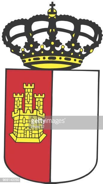 Coat Of Arms Of Castile La Mancha Photos and Premium High Res Pictures ...