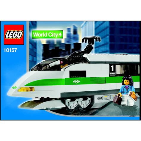 LEGO High Speed Train Locomotive Set 10157 Instructions | Brick Owl ...