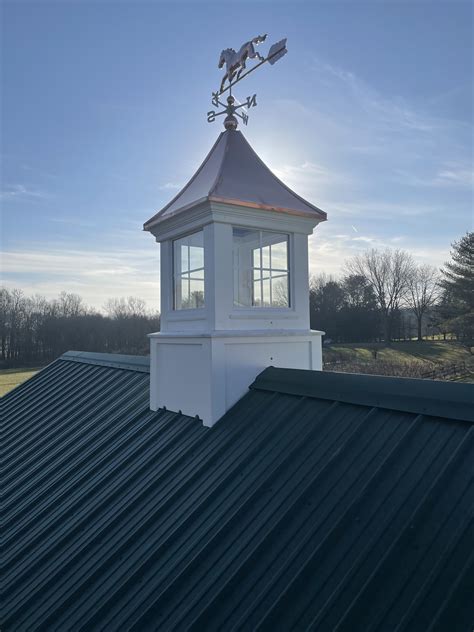 We just love how this beautiful barn turned out and how the cupolas add ...