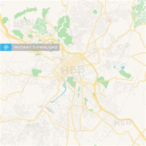 Printable street map of Pietermaritzburg, South Africa - HEBSTREITS ...