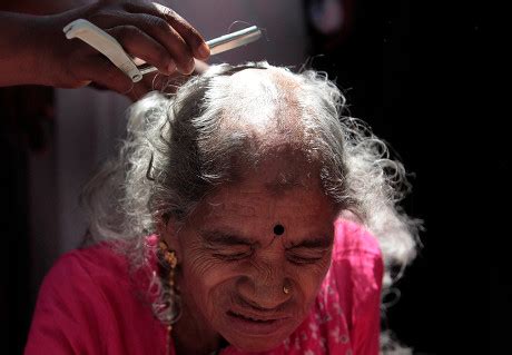 Indian Devadasi Woman Gets Her Head Editorial Stock Photo - Stock Image ...