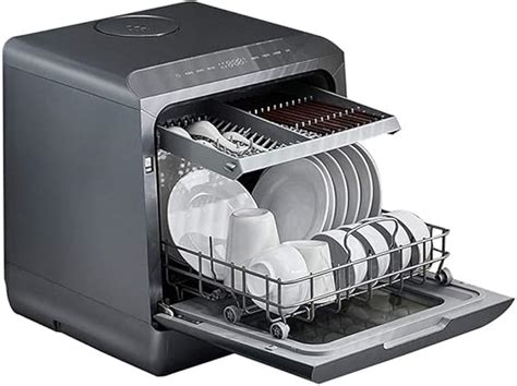 Table Top Compact Dishwasher Mini Dishwasher With 5 Programmes Table ...