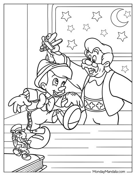 20 Pinocchio Coloring Pages (Free PDF Printables)