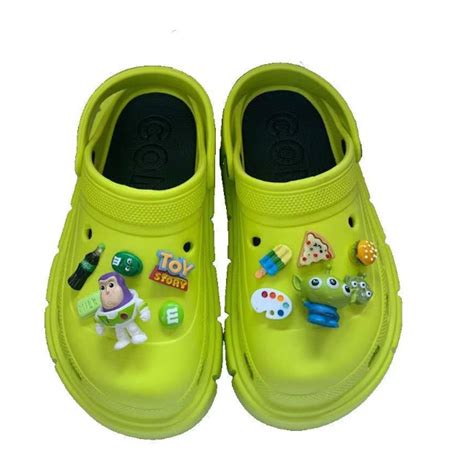 Cute Buzz Lightyear Jibbitz for Crocs Set Bear Woody Jibitz Croc Chain ...