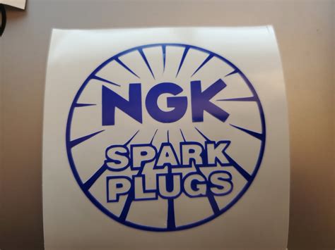 NGK Spark Plugs logo vinyl sticker | Etsy