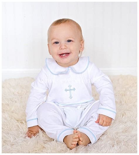 Baby Boy Baptism Outfit-Footed Baptism Outfit-Baby Boy