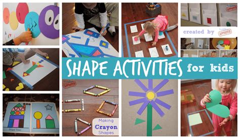 25+ Shape Activities and Crafts for Kids - Toddler Approved