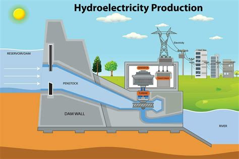 Hydroelectricity. Clean, renewable energy harnessed from flowing water ...