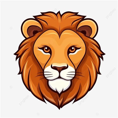 Lion Face Animal Cartoon, Lion Clipart, Cartoon Clipart, Face Clipart ...