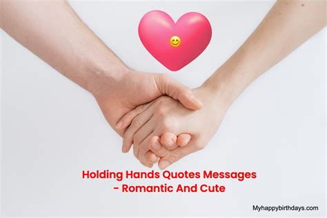 170+ Holding Hands Quotes Messages: Romantic And Cute