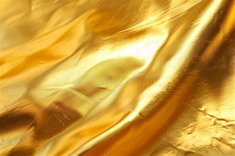 Gold Texture with Soft Folds Stock Photo - Image of textured, shiny ...