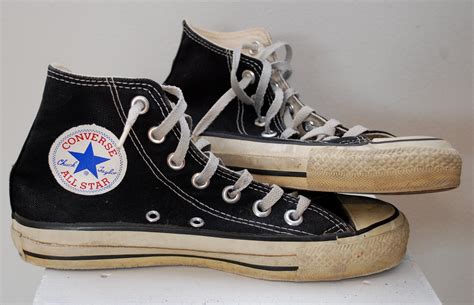 Vintage CONVERSE Chuck Taylor All Star High Top Sz 4.5 black