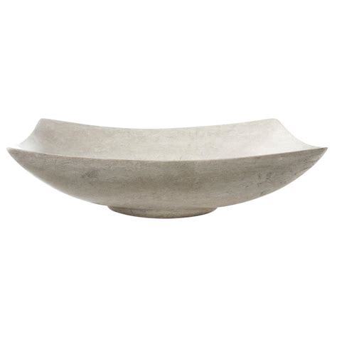 Avanity Rectangular Marble Vessel Sink in Gray SVE510GR – Garland Home ...