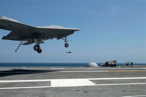 U.S. Navy's X-47B UCAS-D Makes First Carrier Landing | Photos | Defense ...