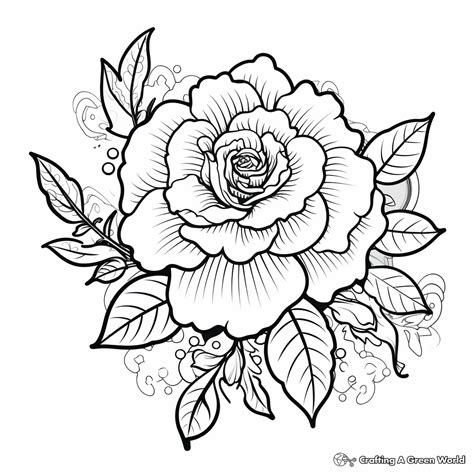 Black And White Coloring Pictures Of Flowers | Best Flower Site