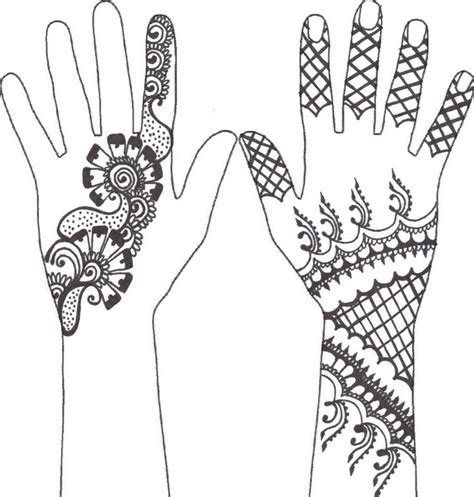 Henna Hand Drawing at GetDrawings | Free download